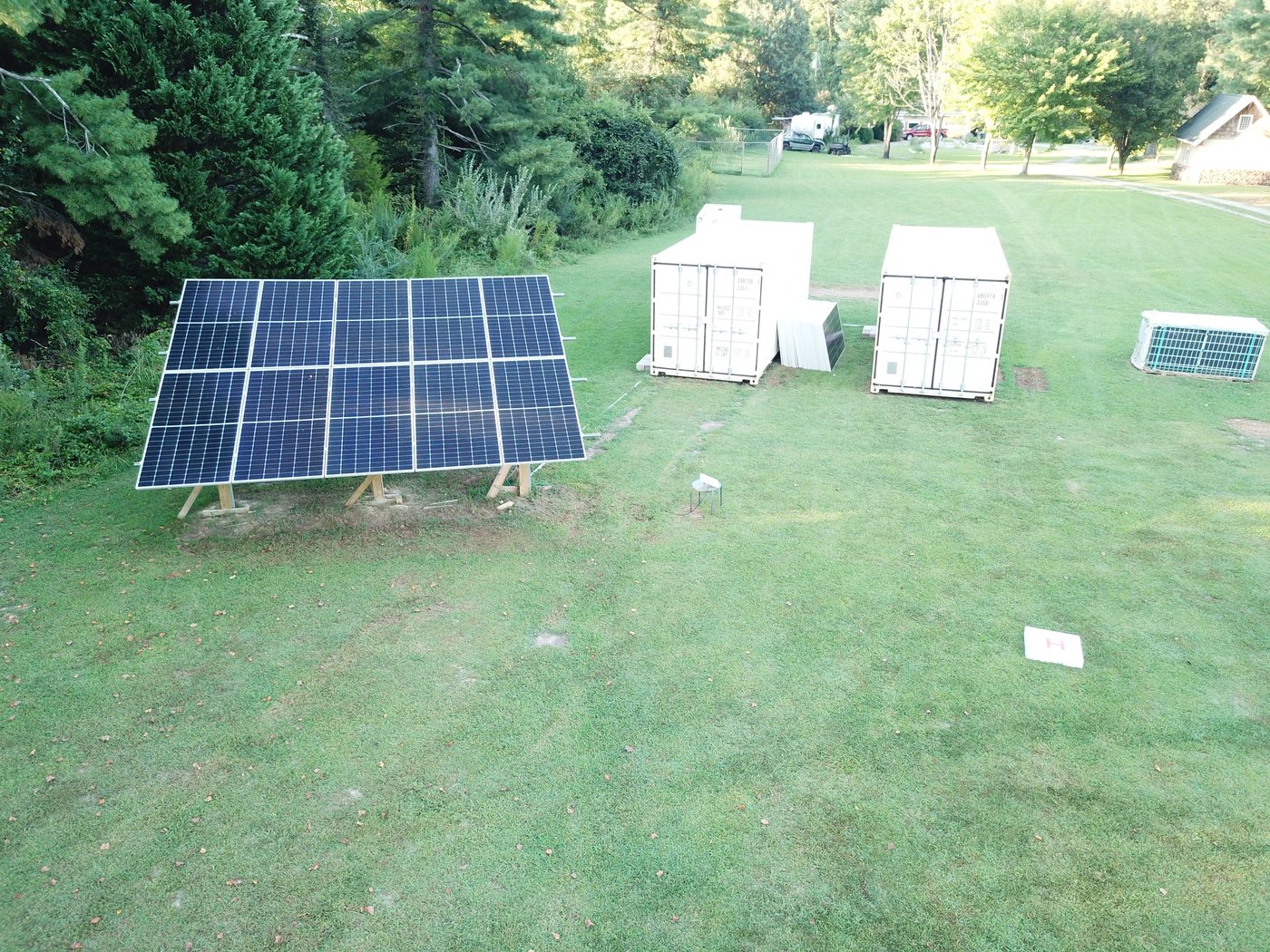 Aerial view of the Eclipse proving ground in Gloucester, Virginia